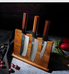 Magnetic Knife Holder Solid Wood Multifunctional Creative Magnetic Knife Holder