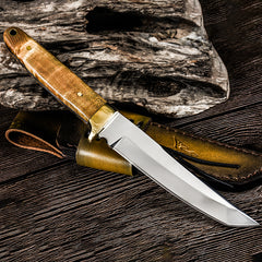 Defensive Field Straight Knife For Survival