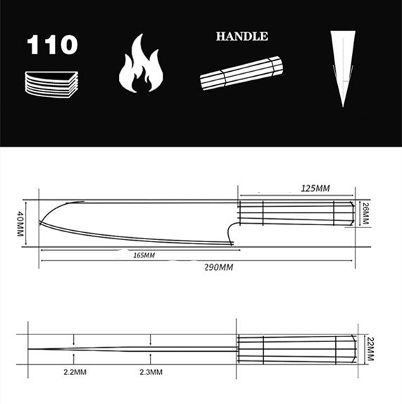 Damascus Santoku Knife - Japanese Santoku Chef Knife,Perfect for Any Meat and Vegetables, Ruthlessly Sharp Blade