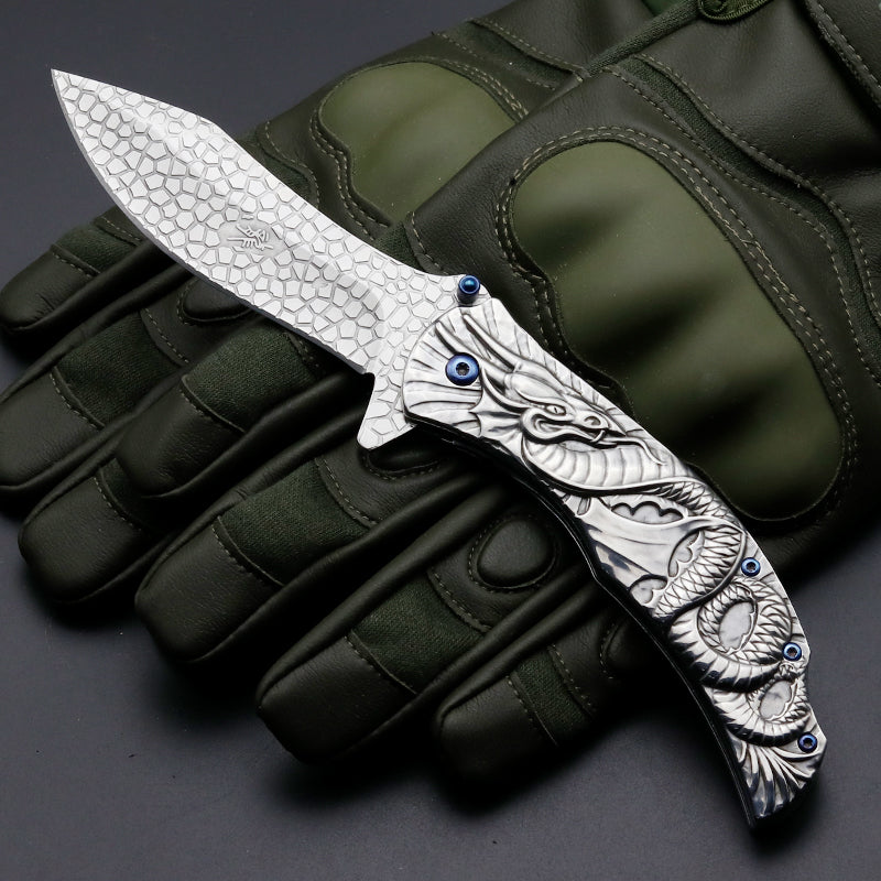 Stainless Steel Folding Outdoor Fruit Knife Travel