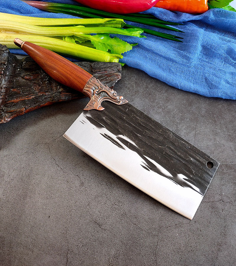 Kitchen Knife, High Carbon Steel , Chef Knife, Forged, Vegetable Cooking, Cleaver Cutting, Slicer Meat Knife Tool