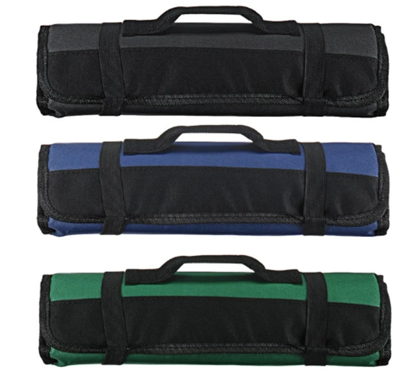 Multifunctional portable reel chef knife storage bag