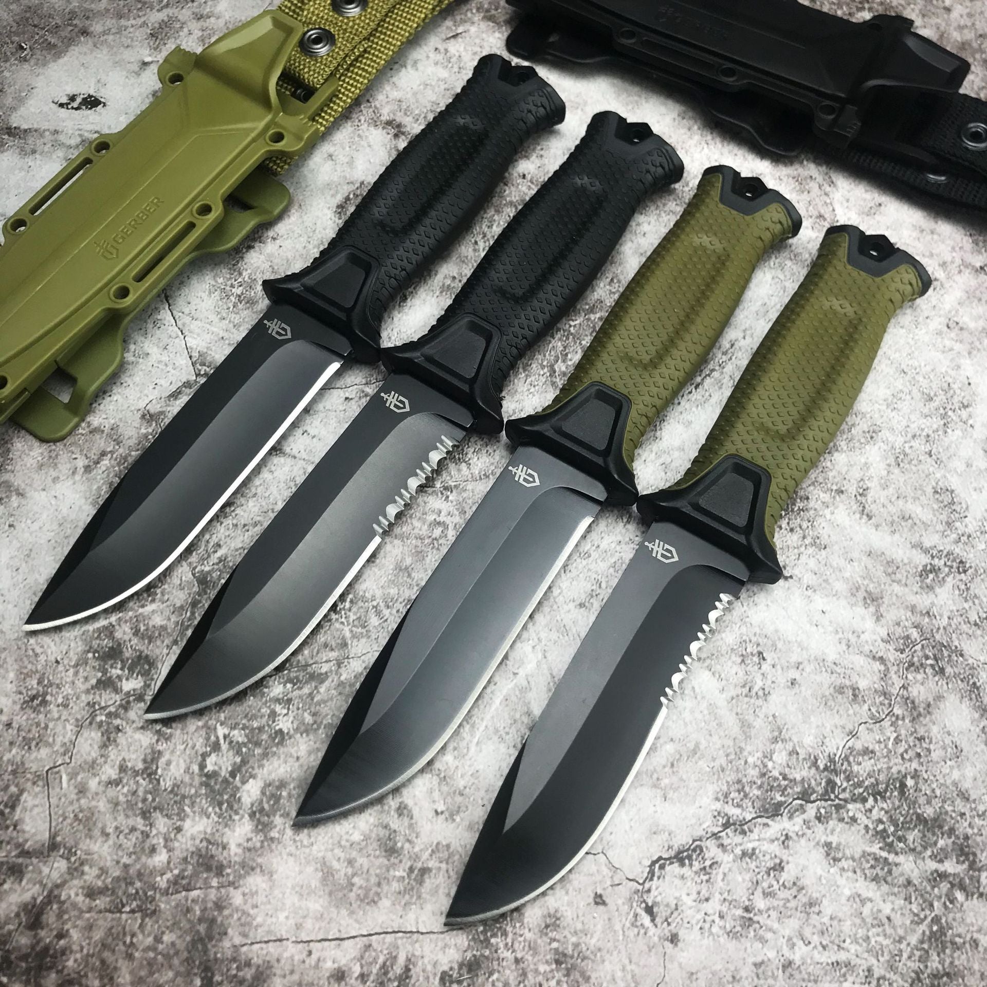 Outdoor Survival Straight Knife Collection Self Defense