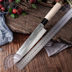 High Carbon Steel Longquan Cutting Meat Sliced Small Vegetables Cooking Yusheng Knife