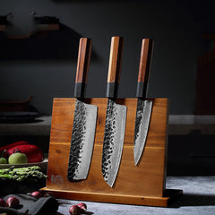 Magnetic Knife Holder Solid Wood Multifunctional Creative Magnetic Knife Holder