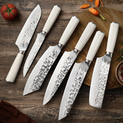 Kitchen Knive Set, Damascus Handmade Knife Set Stainless-Steel Chef Knife ,Gift for Chef