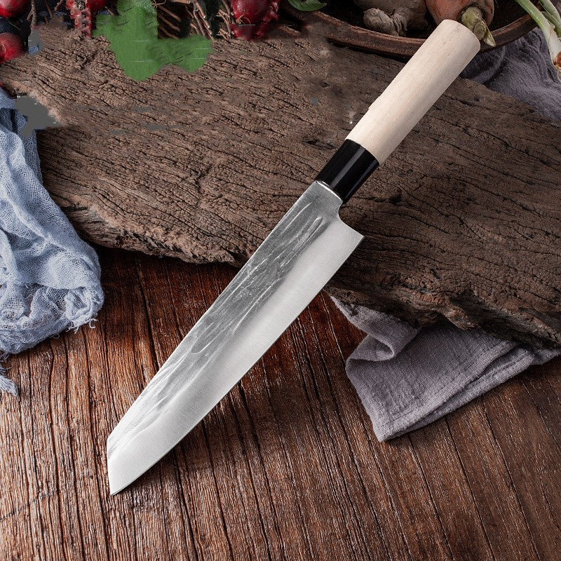 High Carbon Steel Longquan Cutting Meat Sliced Small Vegetables Cooking Yusheng Knife