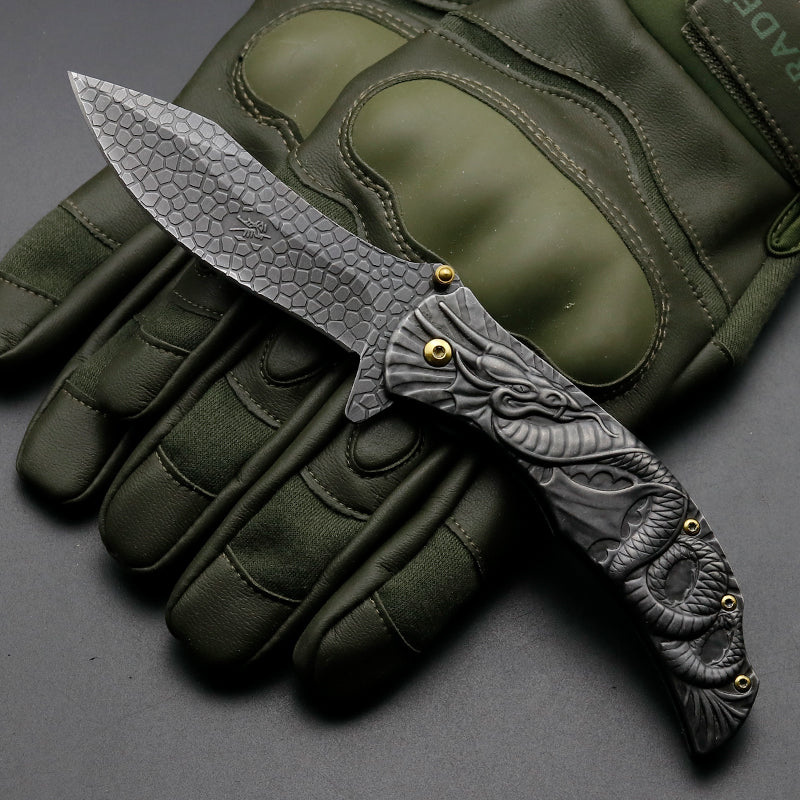 Stainless Steel Folding Outdoor Fruit Knife Travel