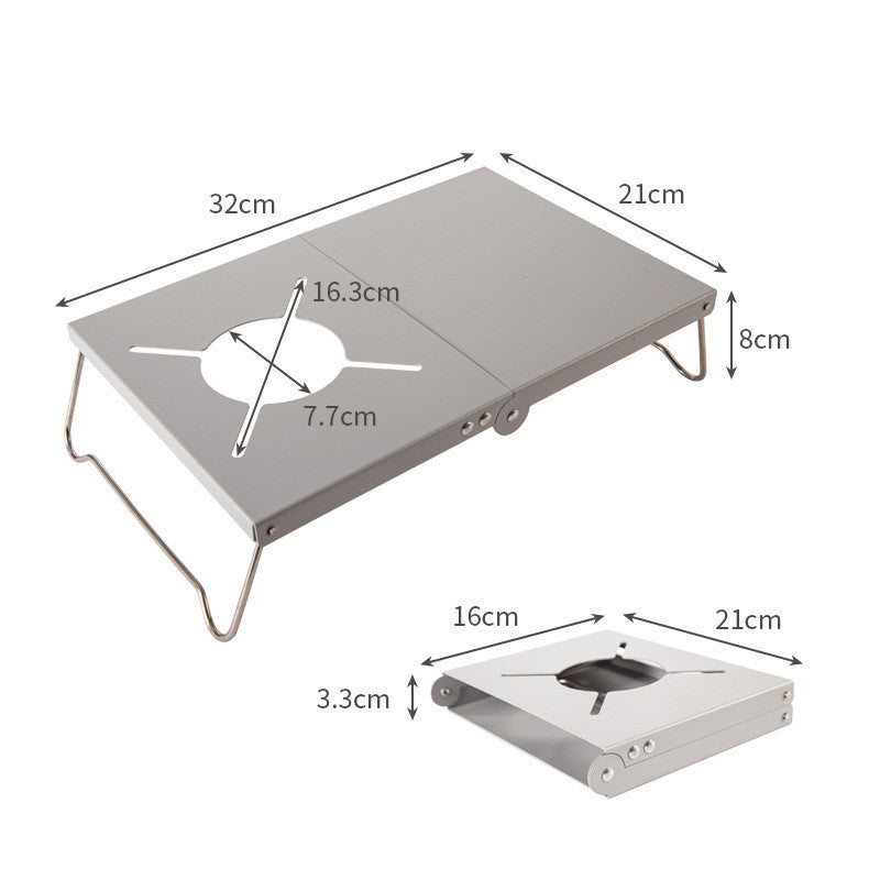 Camping Stove Bracket Aluminum Alloy Camping Stove Table