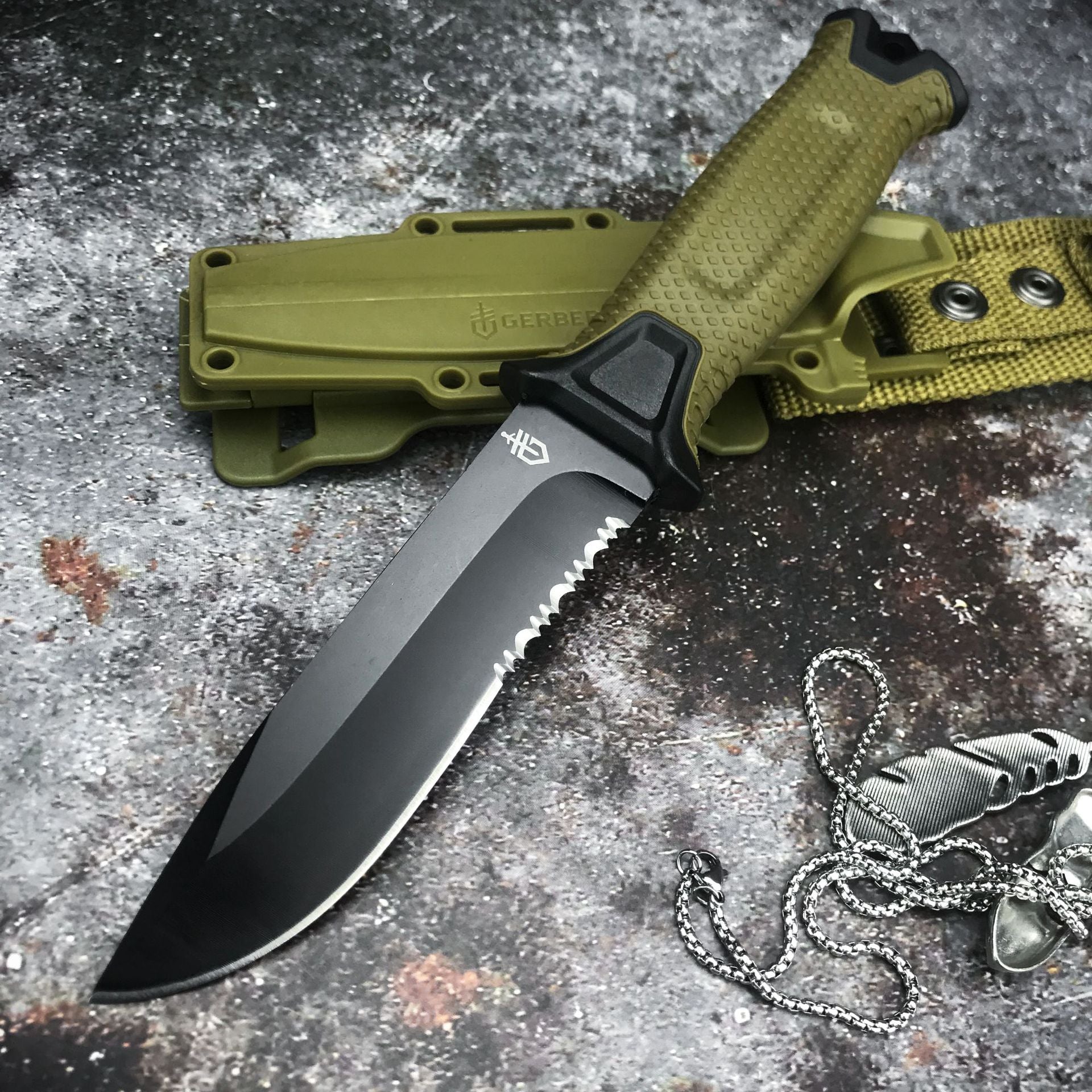 Outdoor Survival Straight Knife Collection Self Defense