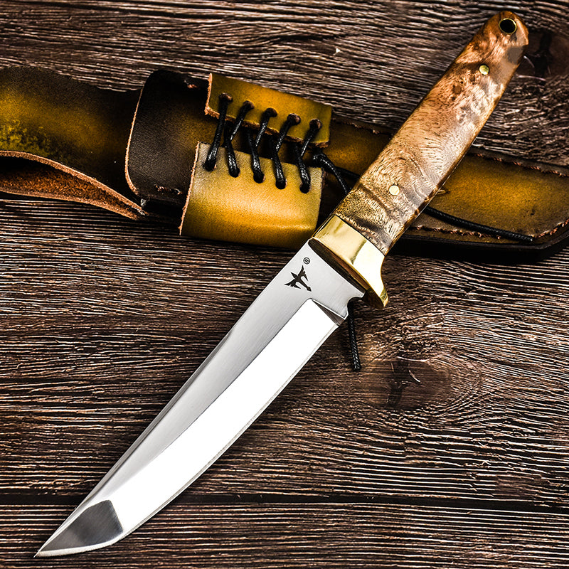 Defensive Field Straight Knife For Survival