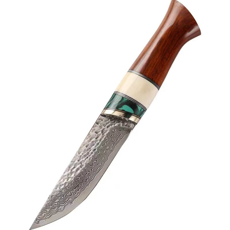 Damascus Sharp Durable Outdoor Self-defense Handle Meat Knife