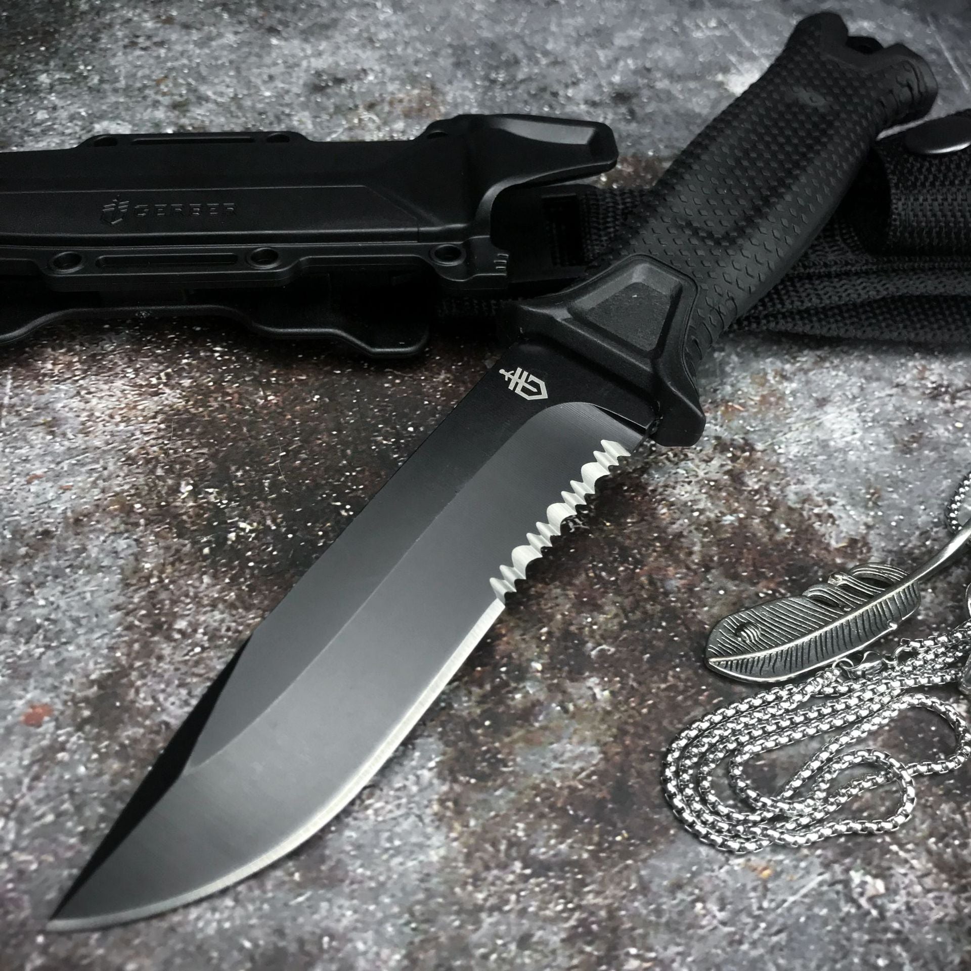 Outdoor Survival Straight Knife Collection Self Defense