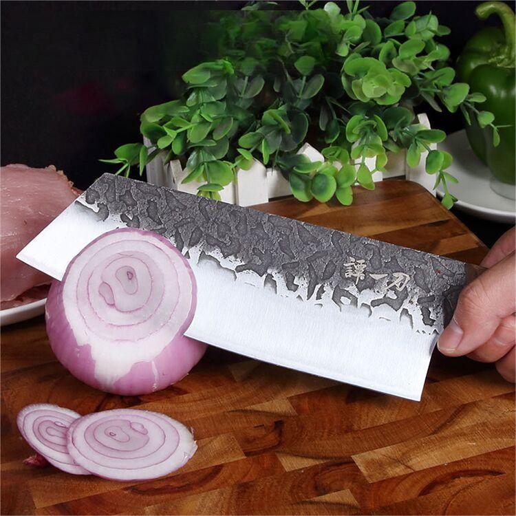 Handmade Damascus Cleaver chopper butcher knife Chef knife Kitchen knife fixed blade