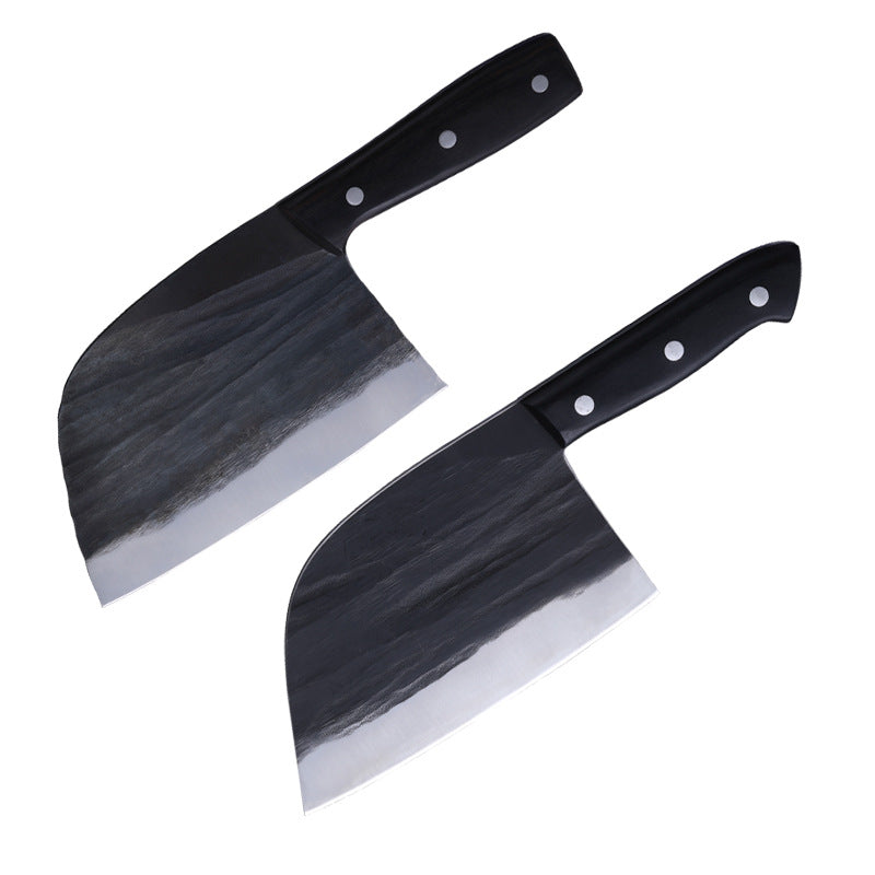 Forged Butcher Cleaver Knife, Stainless Steel, Meat Fish Fruit Vegetables Slicing Household Kitchen Chef Knife