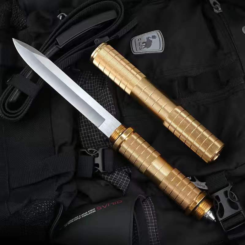 Outdoor Camping Self-defense Straight Knife