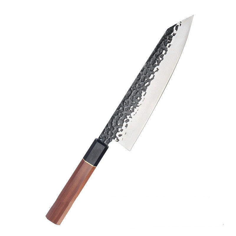 Forged Hammer Pattern Octagonal Handle Multi-purpose Knife For Cooking