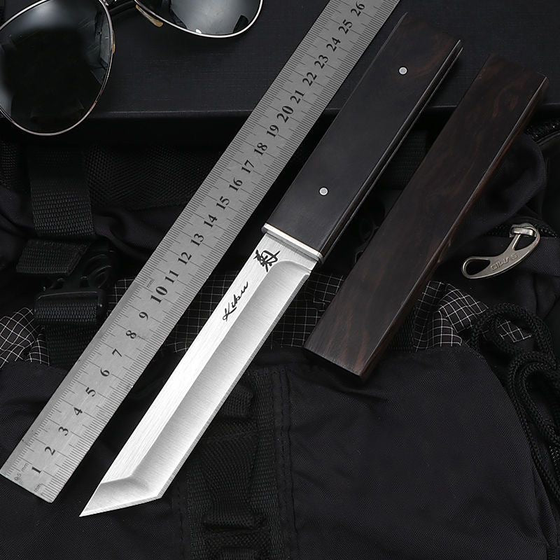 Outdoor Camping Self-defense Straight Knife