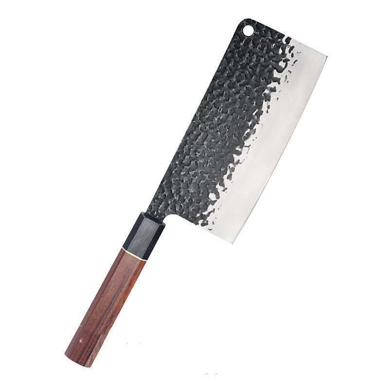 Forged Hammer Pattern Octagonal Handle Multi-purpose Knife For Cooking