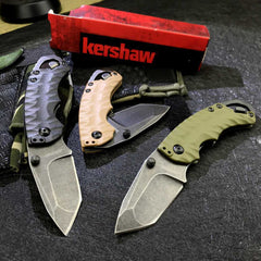 Outdoor Wilderness Survival Self-defense Camping Knife Portable Folding